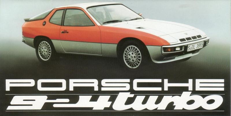 Рекламный буклет Porsche 924 Turbo